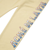 アクメドラビ(acme' de la vie) CRAYON LOGO PANTS LIGHT YELLOW