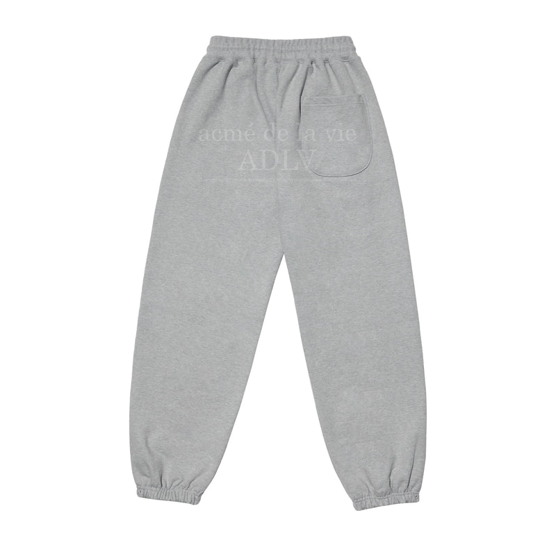 アクメドラビ(acme' de la vie) ADLV PATCH LOGO PANTS MELANGE