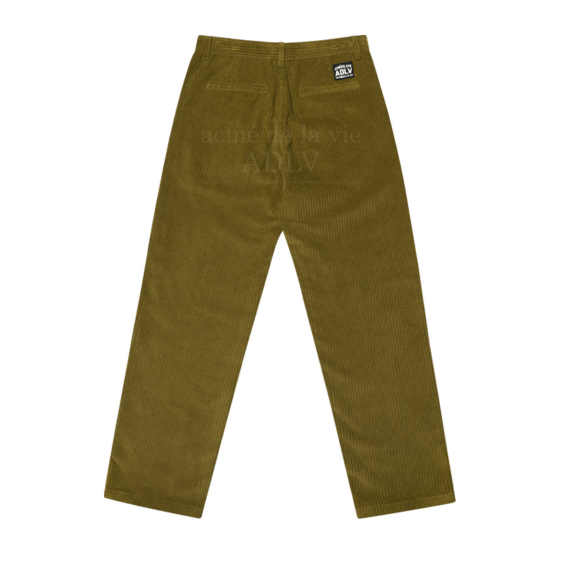 アクメドラビ(acme' de la vie) STANDARD WAPPEN LOGO CORDUROY PANTS YELLOW