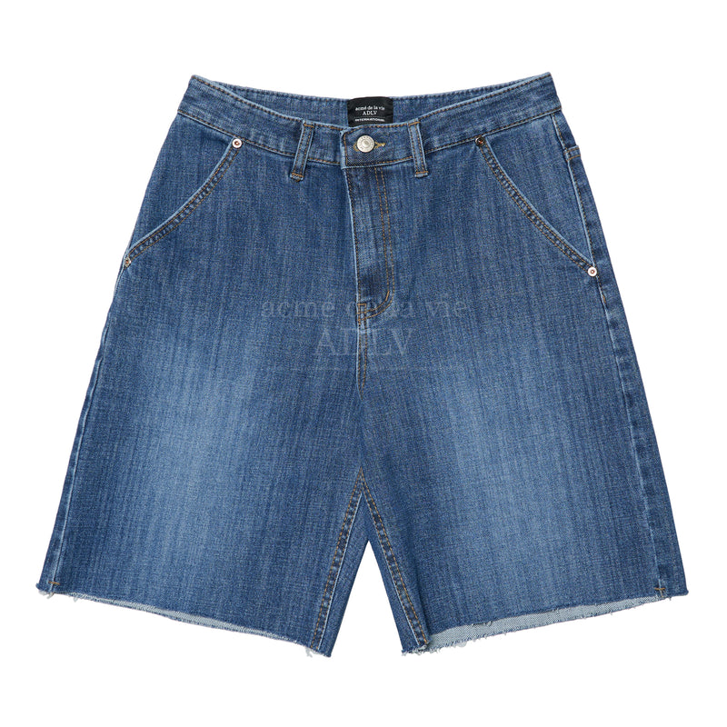 アクメドラビ(acme' de la vie) CUTTING SHORT DENIMBLUE