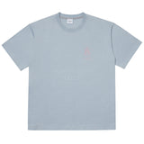 アクメドラビ(acme' de la vie) AV COLOR EMBOIDERY LOGO SHORT SLEEVE T-SHIRT LIGHT GREY