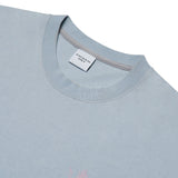 アクメドラビ(acme' de la vie) AV COLOR EMBOIDERY LOGO SHORT SLEEVE T-SHIRT LIGHT GREY