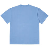 アクメドラビ(acme' de la vie) AV COLOR EMBOIDERY LOGO SHORT SLEEVE T-SHIRT LIGHT INDIGO BLUE