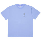 アクメドラビ(acme' de la vie) AV COLOR EMBOIDERY LOGO SHORT SLEEVE T-SHIRT LIGHT PURPLE