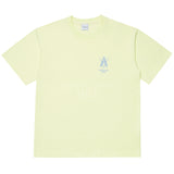 アクメドラビ(acme' de la vie) AV COLOR EMBOIDERY LOGO SHORT SLEEVE T-SHIRT LIGHT YELLOW