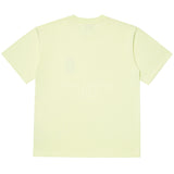 アクメドラビ(acme' de la vie) AV COLOR EMBOIDERY LOGO SHORT SLEEVE T-SHIRT LIGHT YELLOW