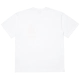アクメドラビ(acme' de la vie) AV LOGO TUFT EMBROIDERY SHORT SLEEVE T-SHIRT WHITE
