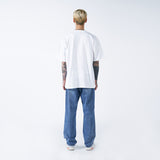 アクメドラビ(acme' de la vie) AV LOGO TUFT EMBROIDERY SHORT SLEEVE T-SHIRT WHITE