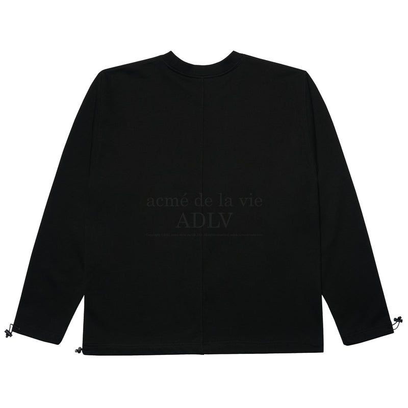 アクメドラビ(acme' de la vie)  ADLV CHARACTER SETUP SWEATSHIRT BLACK