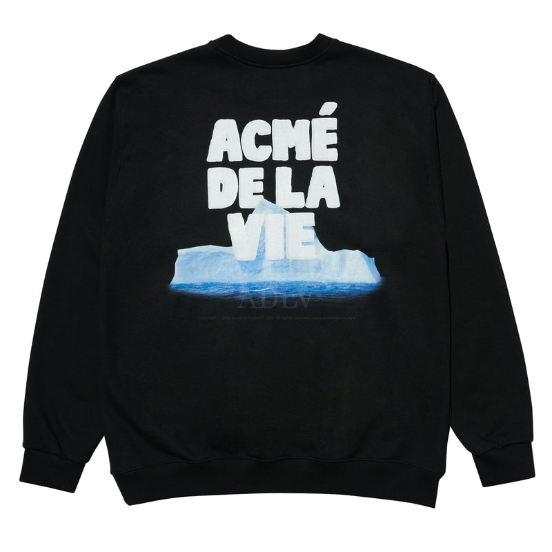 アクメドラビ(acme' de la vie)   GLACIER SWEATSHIRT BLACK