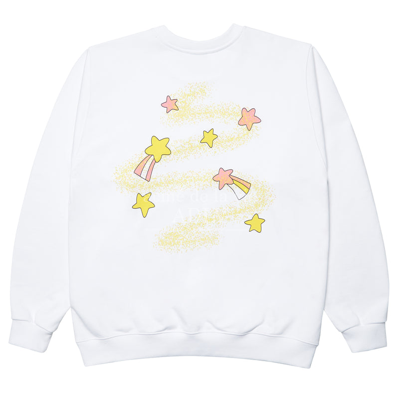 アクメドラビ(acme' de la vie)   MOON ANGEL SWEATSHIRT WHITE