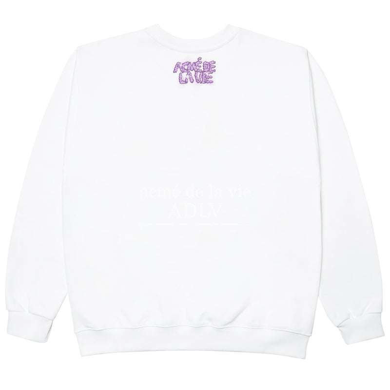 アクメドラビ(acme' de la vie)   RABBIT WORLD SWEATSHIRT WHITE