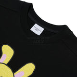 アクメドラビ(acme' de la vie)   RABBIT WITH UMBRELLA SWEATSHIRT BLACK