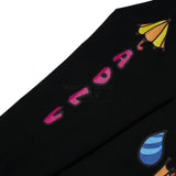 アクメドラビ(acme' de la vie)   RABBIT WITH UMBRELLA SWEATSHIRT BLACK