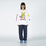 アクメドラビ(acme' de la vie) FRONT MULTI-CUT COTTON BANDING PANTS NAVY