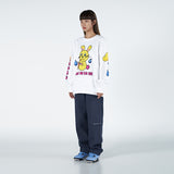 アクメドラビ(acme' de la vie) FRONT MULTI-CUT COTTON BANDING PANTS NAVY