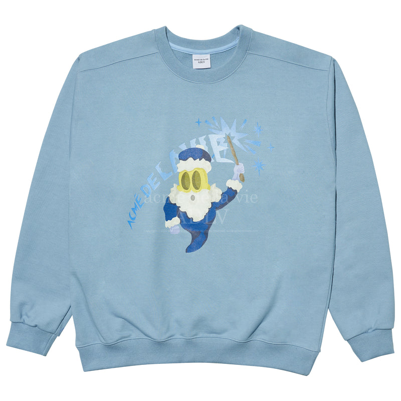 アクメドラビ(acme' de la vie)   WIZARD SWEATSHIRT INDIGO BLUE