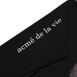 アクメドラビ(acme' de la vie) ADLV BABY FACE SWEATSHIRT BLACK GREY TEDDYBEAR