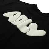 アクメドラビ(acme' de la vie)   EMBOSSING LOGO SWEATSHIRT BLACK