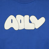 アクメドラビ(acme' de la vie)   EMBOSSING LOGO SWEATSHIRT BLUE