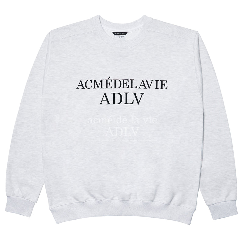 アクメドラビ(acme' de la vie)   ESSENTIAL LOGO SWEATSHIRT MELANGE
