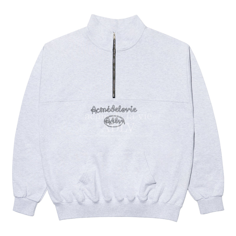 アクメドラビ(acme' de la vie)  PULLOVER ROPE LOGO SWEATSHIRT MELANGE