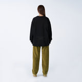 アクメドラビ(acme' de la vie) VINTAGE FONT SWEATSHIRT BLACK