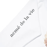 アクメドラビ(acme' de la vie) ADLV BABY FACE SWEATSHIRT WHITE RAINBOW T-SHIRT