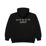 アクメドラビ(acme' de la vie) HIGH FREQUENCY LOGO HOODIE ZIP-UP BLACK