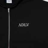 アクメドラビ(acme' de la vie) HIGH FREQUENCY LOGO HOODIE ZIP-UP BLACK