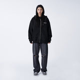 アクメドラビ(acme' de la vie) HIGH FREQUENCY LOGO HOODIE ZIP-UP BLACK