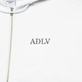 アクメドラビ(acme' de la vie) HIGH FREQUENCY LOGO HOODIE ZIP-UP WHITE