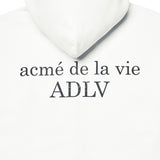 アクメドラビ(acme' de la vie) HIGH FREQUENCY LOGO HOODIE ZIP-UP WHITE