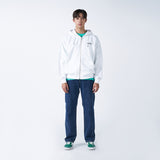 アクメドラビ(acme' de la vie) HIGH FREQUENCY LOGO HOODIE ZIP-UP WHITE