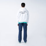 アクメドラビ(acme' de la vie) HIGH FREQUENCY LOGO HOODIE ZIP-UP WHITE
