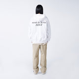 アクメドラビ(acme' de la vie) HIGH FREQUENCY LOGO HOODIE ZIP-UP WHITE