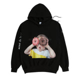 アクメドラビ(acme' de la vie) ADLV BABY FACE HOODIE BLACK DONUT1 R