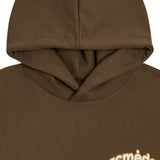 アクメドラビ(acme' de la vie)  CHOCOLATE LOGO HOODIE BROWN