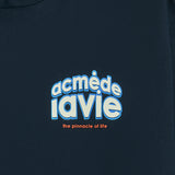 アクメドラビ(acme' de la vie)  CHOCOLATE LOGO HOODIE NAVY