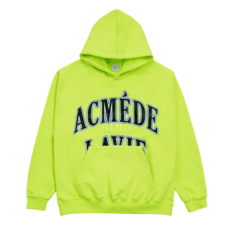 アクメドラビ(acme' de la vie)   INNER POCKET HOODIE LIME
