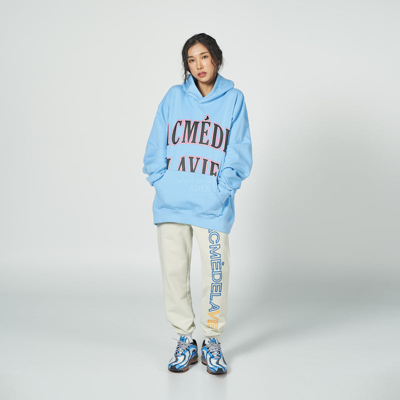 アクメドラビ(acme' de la vie)   INNER POCKET HOODIE SKYBLUE
