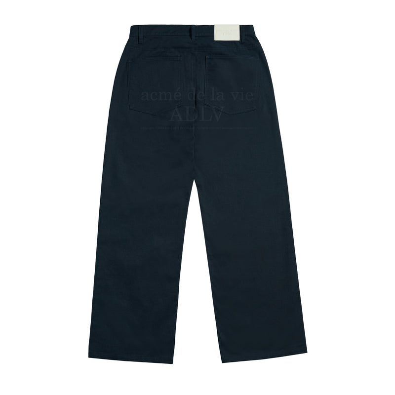 アクメドラビ(acme' de la vie) BASIC TWILL COTTON PANTS NAVY