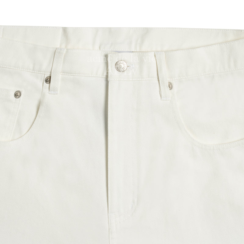 アクメドラビ(acme' de la vie)  BASIC TWILL COTTON PANTS WHITE