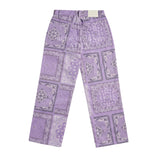 アクメドラビ(acme' de la vie)  PAISLEY COTTON PANTS PURPLE