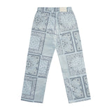 アクメドラビ(acme' de la vie)  PAISLEY COTTON PANTS SKYBLUE