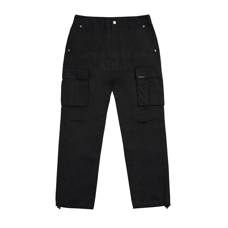 アクメドラビ(acme' de la vie)  CARGO STRING PANTS BLACK