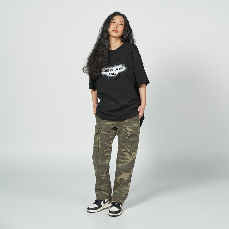 アクメドラビ(acme' de la vie)  CARGO STRING PANTS CAMOUFLAGE