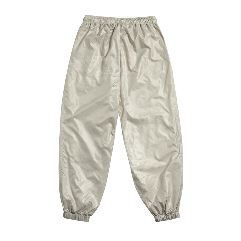 アクメドラビ(acme' de la vie) GLOSSY WOVEN SET-UP PANTS BEIGE