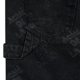 アクメドラビ(acme' de la vie) ADLV LOGO PATTERN DENIM SHORT PANTS BLACK