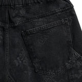 アクメドラビ(acme' de la vie) ADLV LOGO PATTERN DENIM SHORT PANTS BLACK
